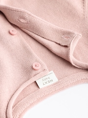 Rosa/blanco - 100% Cotton Cardigans 2 Pack (0mths-3yrs) - Imagen 5 de 7