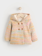 Multi Baby Fleece Lined Cardigan (0mths-2yrs) - Image 1 of 6