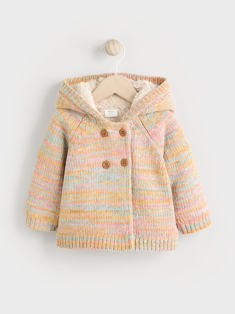 Več - Baby Fleece Lined Cardigan (0mths-2yrs) - Slika 1 iz 6 Več - Baby Fleece Lined Cardigan (0mths-2yrs) - Slika 1 iz 6