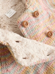 Multi Baby Fleece Lined Cardigan (0mths-2yrs) - Image 5 of 6