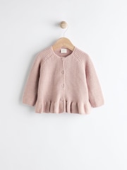 Light Pink Cardigan (0mths-2yrs) - Image 1 of 7
