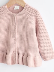 Light Pink Cardigan (0mths-2yrs) - Image 3 of 7