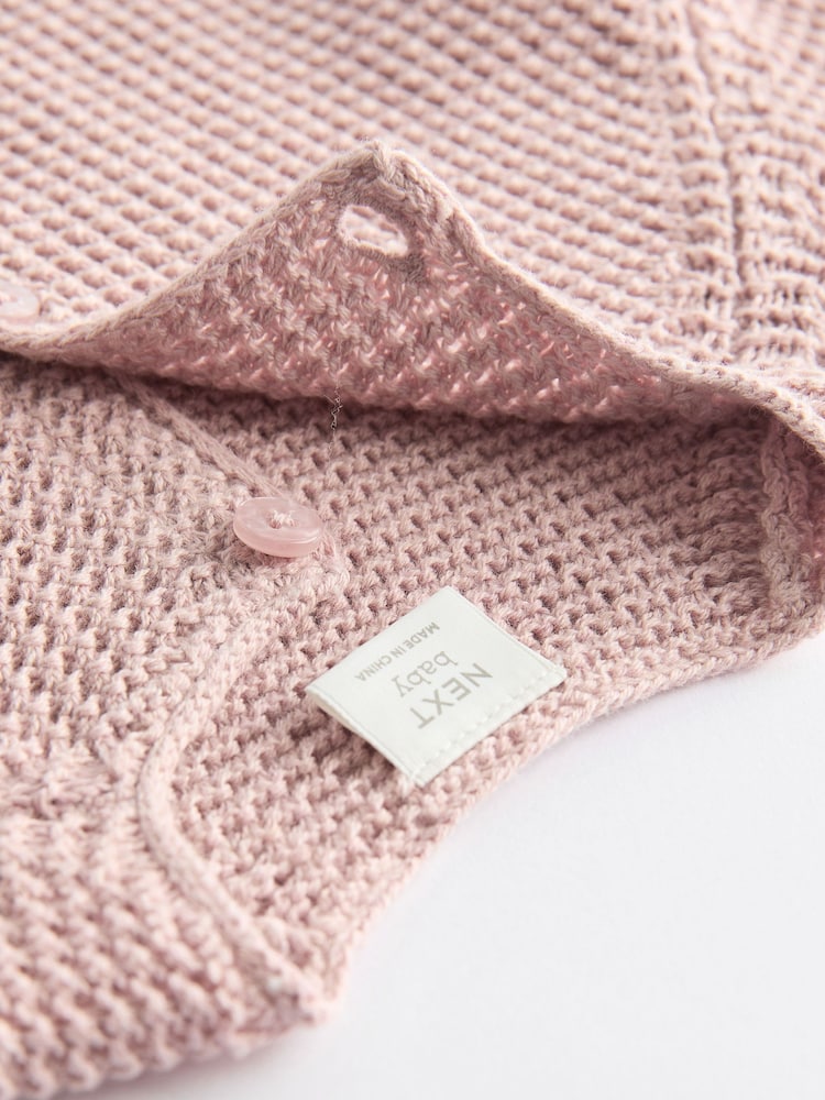 Light Pink Cardigan (0mths-2yrs) - Image 4 of 7