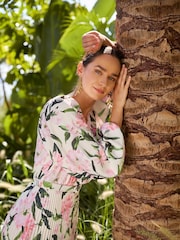 Phase Eight Multi Petite Penny Floral Midi Dress - Image 1 of 9