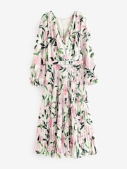 Phase Eight Multi Petite Penny Floral Midi Dress - Image 9 of 9