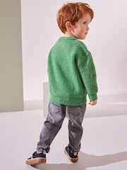 Green Digger Knitted Crew Neck Jumper (3mths-7yrs) - Image 3 of 7