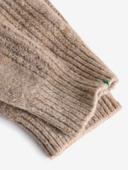 Neutral Knitted Long Sleeve Polo And Joggers Set (3mths-7yrs) - Image 9 of 9