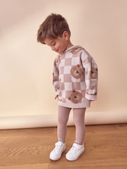Neutral Bears Knitted Hoodie and Leggings Set (3mths-7yrs) - Image 1 of 6
