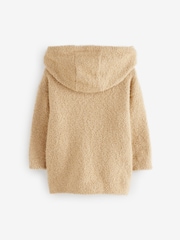 Tan Brown Bear Knitted Hoodie (3mths-7yrs) - Image 5 of 6
