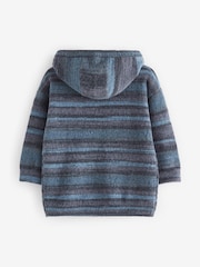 Blue Stripe Knitted Hoodie (3mths-7yrs) - Image 5 of 6