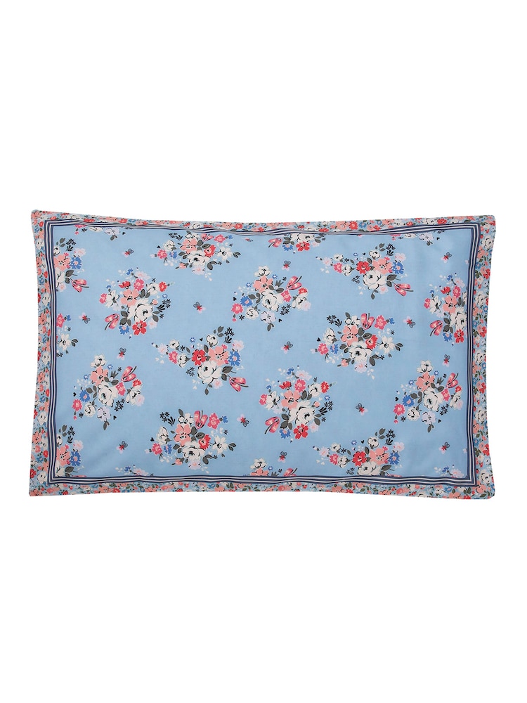 Cath Kidston Blue Set Of 2 Clifton Mews 100% Cotton Pillowcases - Image 3 of 3