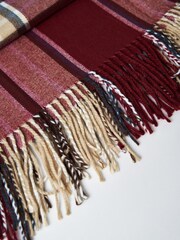 BHS Red Madison Throw - Image 3 of 3