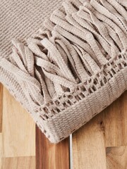BHS Natural Elba Throw - Image 3 of 3