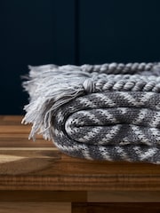 BHS Grey Kamina Throw - Image 2 of 3