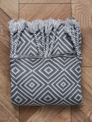 BHS Grey Kamina Throw - Image 3 of 3