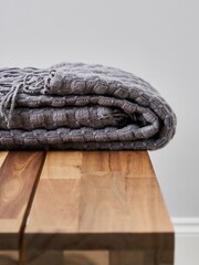 BHS Silver Corsica Throw - Image 2 of 2