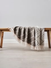 BHS Grey Retro Throw - Image 1 of 3