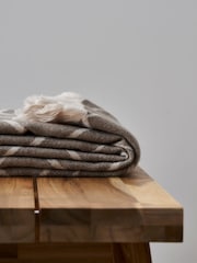 BHS Grey Retro Throw - Image 3 of 3