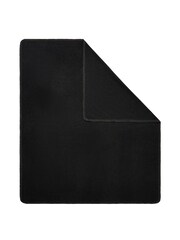 BHS Charcoal Grey Felt Blanket Stitch Throw - Image 4 of 4