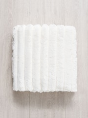 BHS Cream Jumbo Cord Throw - Image 3 of 4
