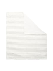 BHS Cream Jumbo Cord Throw - Image 4 of 4