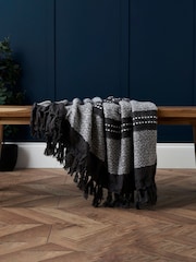 BHS Grey Mayfair Throw - Image 1 of 3