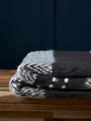 BHS Grey Mayfair Throw - Image 2 of 3