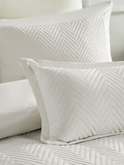 Natural Madison Velvet Small Bolster Pillowcase - Image 2 of 5