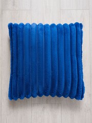 BHS Cobalt Blue Jumbo Cord Cushion - Image 3 of 5