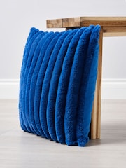 BHS Cobalt Blue Jumbo Cord Cushion - Image 4 of 5