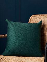 BHS Green Snow Fleece Cushion - Image 1 of 5