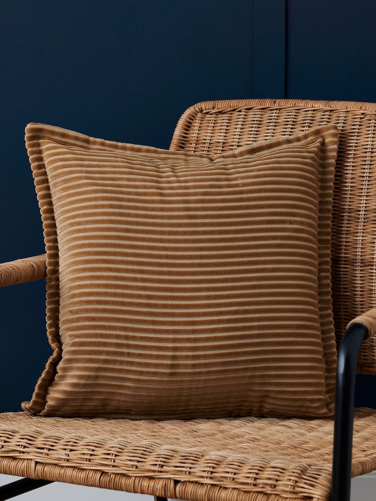 BHS Natural Corduroy Cushion - Image 1 of 5