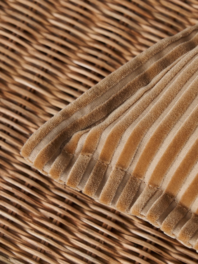 BHS Natural Corduroy Cushion - Image 2 of 5