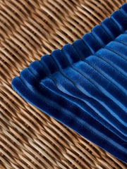 BHS Navy Blue Corduroy Cushion - Image 2 of 5