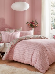 Cath Kidston Green Friendship Gardens 100% Cotton Duvet Cover and Pillowcase Set - Image 2 of 5