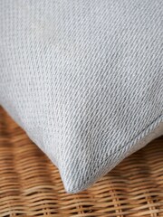 BHS Silver Snow Fleece Cushion - Image 2 of 5