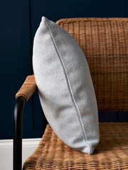 BHS Silver Snow Fleece Cushion - Image 3 of 5