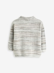 Neutral Long Sleeve Polo Shirt (3mths-7yrs) - Image 4 of 5