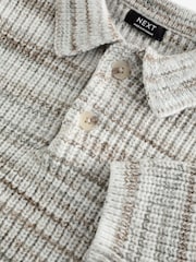 Neutral Long Sleeve Polo Shirt (3mths-7yrs) - Image 5 of 5