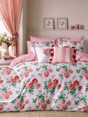 Cath Kidston Archive Rose 100% Cotton Duvet Cover and Pillowcase Set - Image 1 of 3