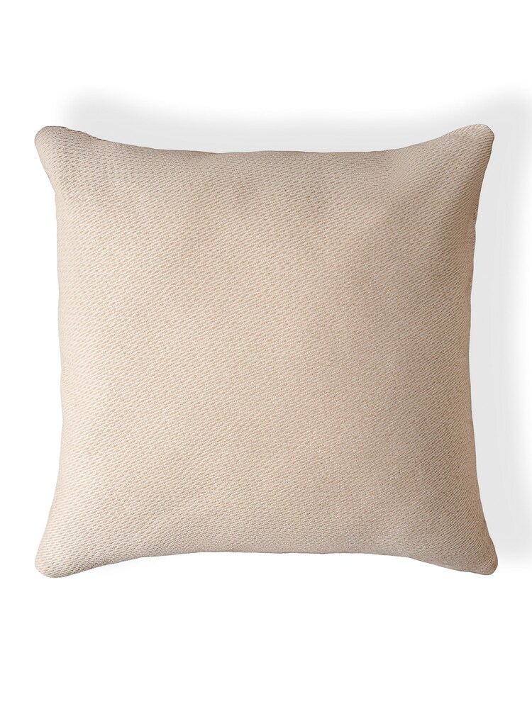 BHS Champagne Gold Snow Fleece Cushion - Image 1 of 4