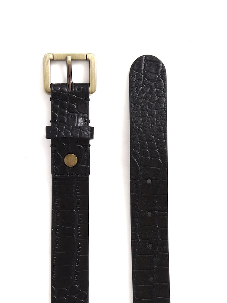 Jones Bootmaker Black Leather Belt - Image 2 of 2