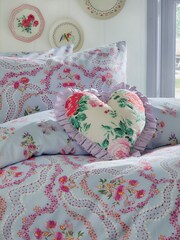 Cath Kidston Blue Affinity Floral Duvet Cover and Pillowcase Set - Image 2 of 4