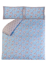 Cath Kidston Blue Clifton Mews 100% Cotton Duvet Cover and Pillowcase Set - Image 4 of 5