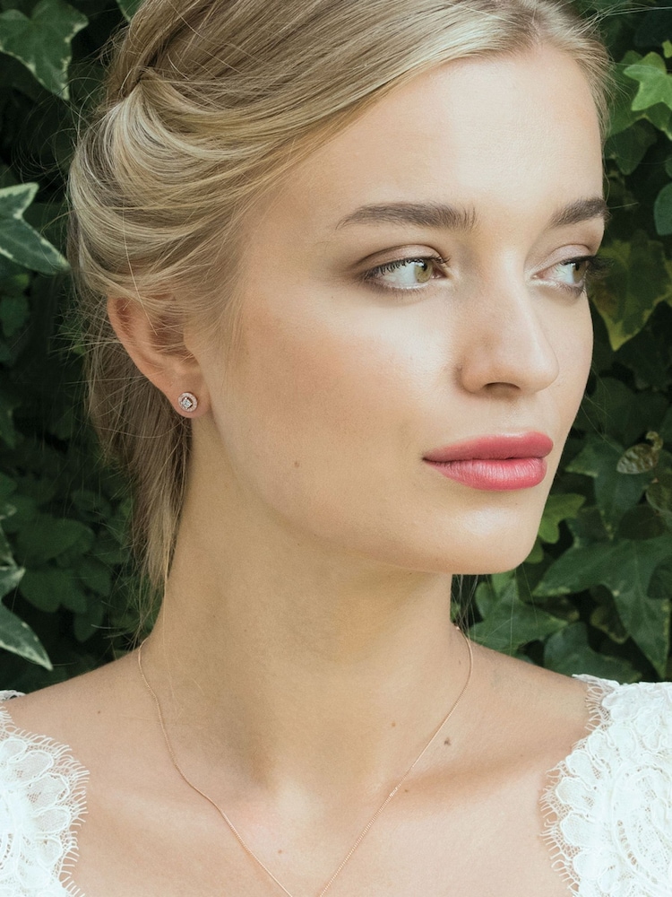 Ivory & Co Rose Gold Balmoral Crystal Dainty Pendant - Image 2 of 4