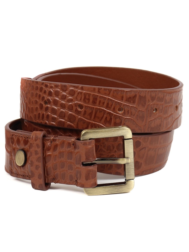 Jones Bootmaker Brown Leather Belt - Image 1 of 2