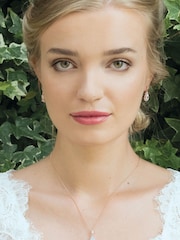 Ivory & Co Rose Gold Belmont And Crystal Teardrop Pendant - Image 4 of 5