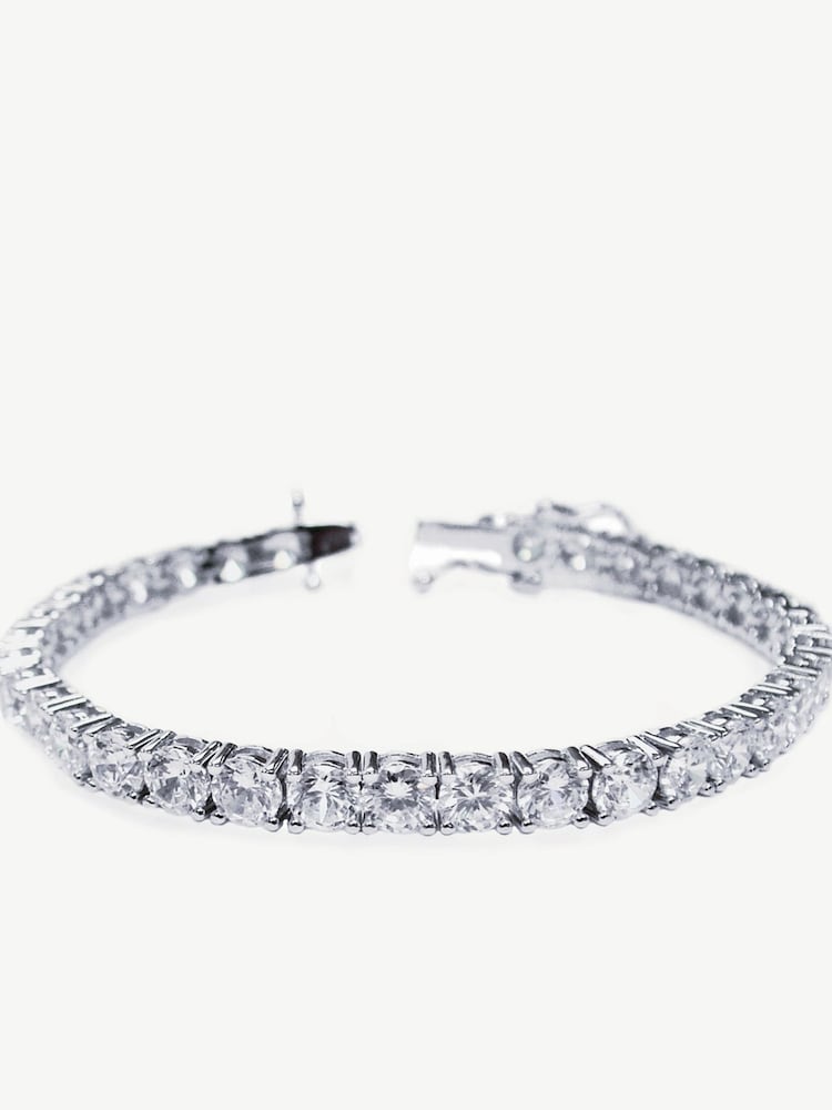 Ivory & Co Silver Imperial Crystal Tennis Bracelet - Image 1 of 4
