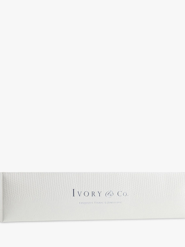 Ivory & Co Silver Imperial Crystal Tennis Bracelet - Image 4 of 4
