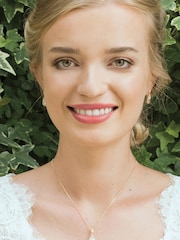 Ivory & Co Gold Belmont And Crystal Teardrop Pendant - Image 3 of 4